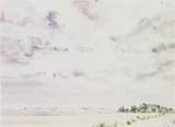 "Noordpolder - serie het Hoogeland" - aquarel 70 x 100 cm