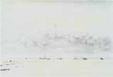 "Warffum / Winter '84-'85 - serie het Hoogeland" - aquarel 70 x 100 cm